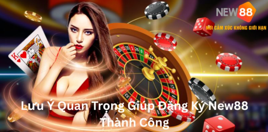Lưu ý quan trọng giúp đăng ký New88 thành công