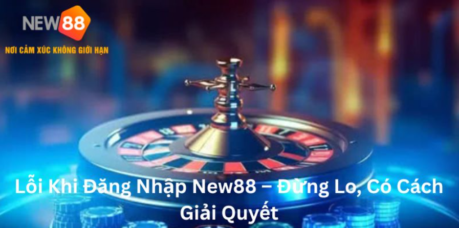 Lỗi khi đăng nhập New88 đừng lo có cách giải quyết